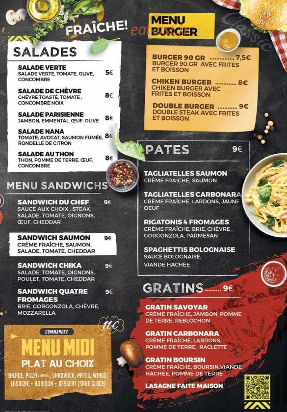 Pizza Nana — carte page 3