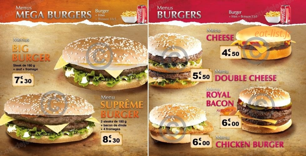 Supreme — carte page 3