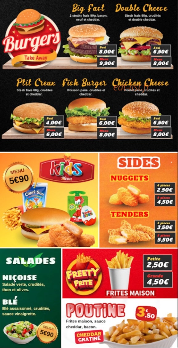 The 100% — carte page 4