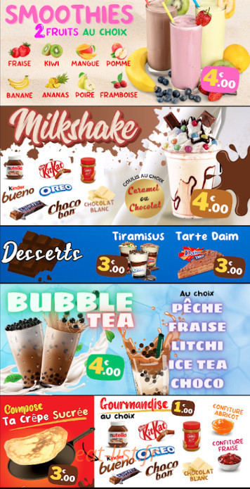 The 100% — carte page 6