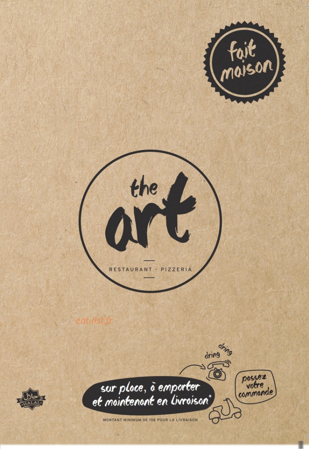 The Art — carte page 1