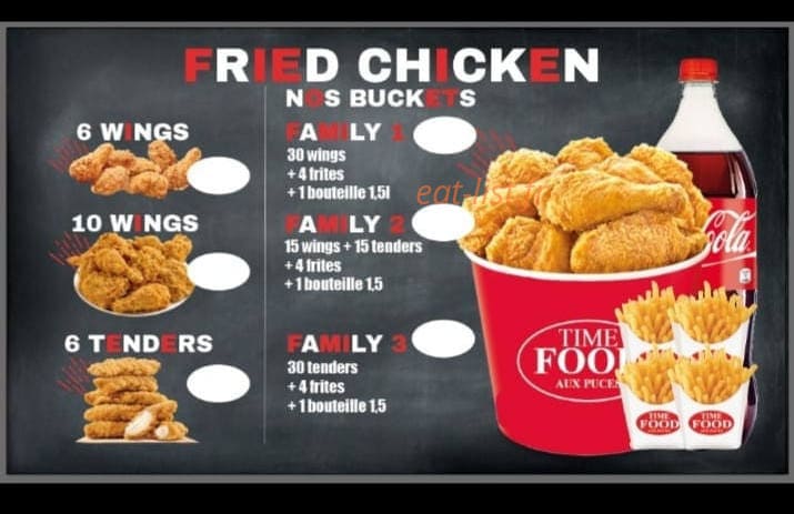 Time food aux puces — carte page 3