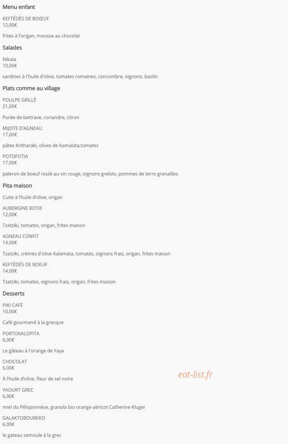 Yaya — carte page 2