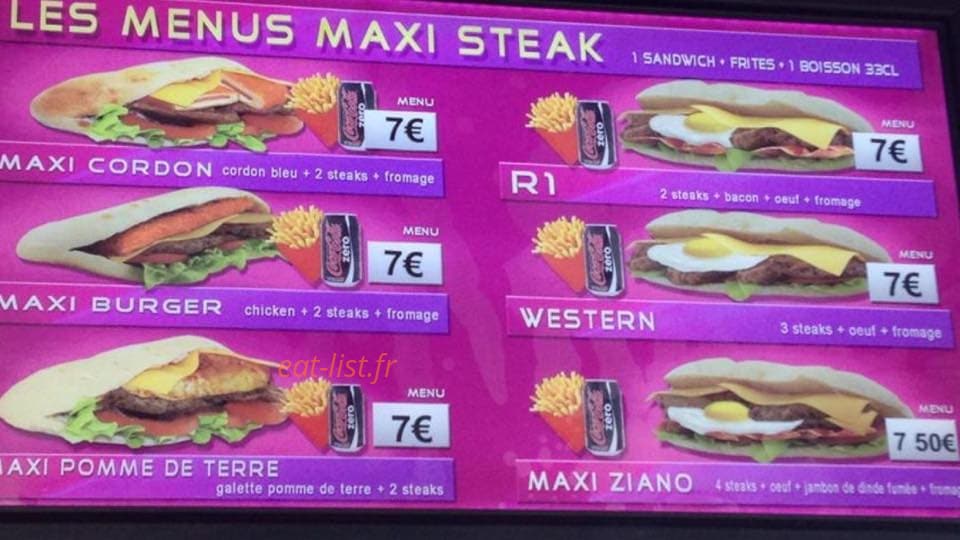 Ziano Food — carte page 4