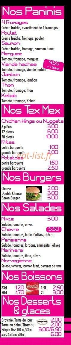Carta'pizza — carte page 3