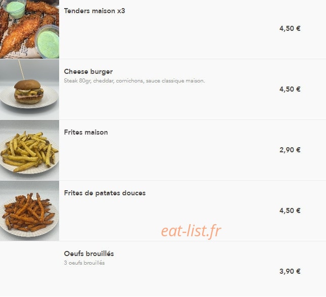 Home'lette — carte page 6