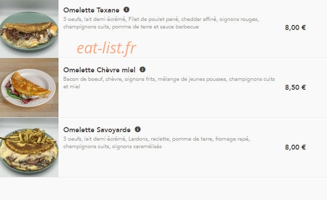 Home'lette — carte page 5