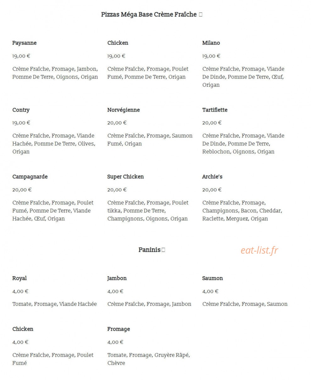 Pizza Del Papel — carte page 4