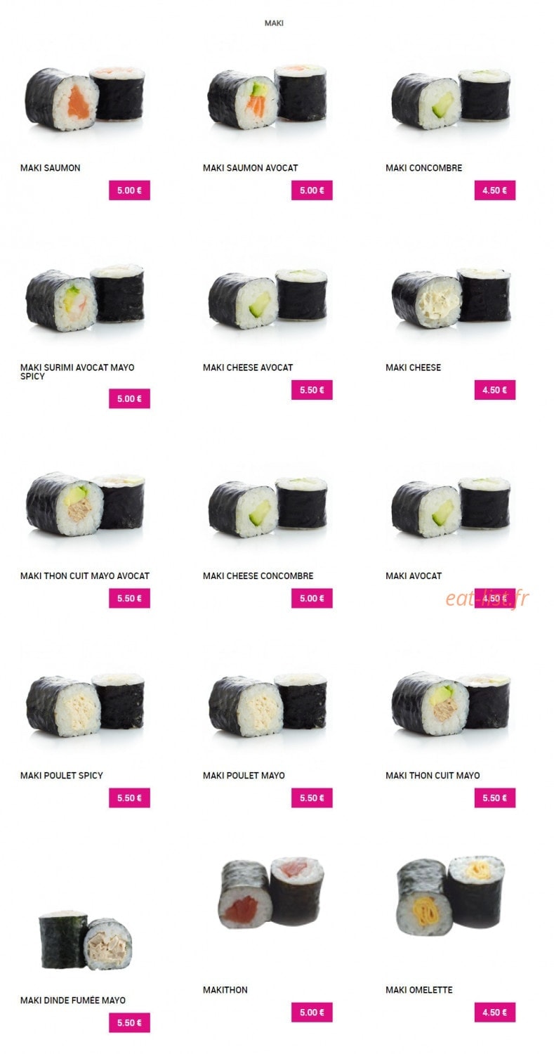 Sushi Plaza — carte page 10