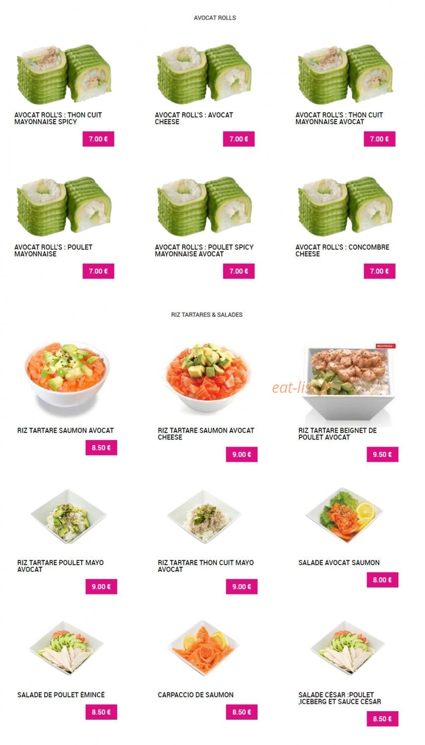 Sushi Plaza — carte page 13