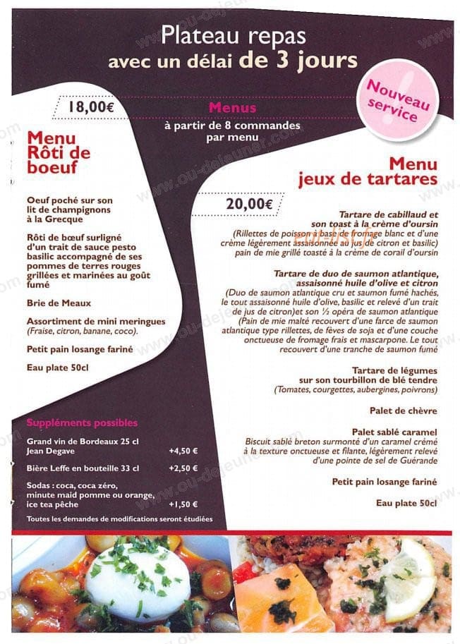 Entre 2 pains — carte page 7