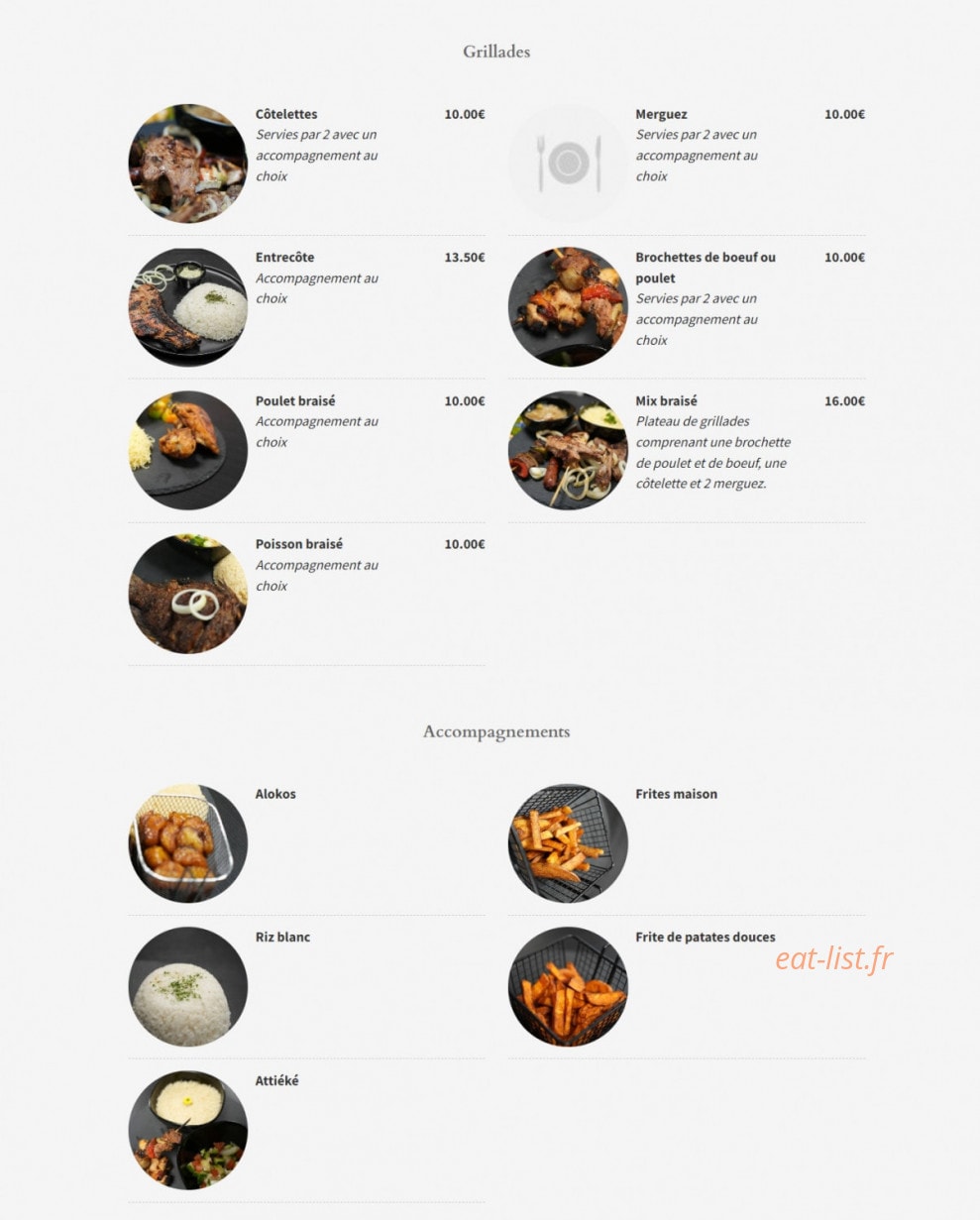 Good Africa — carte page 2