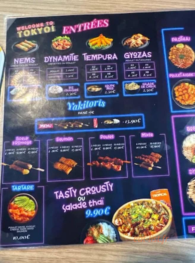 Jap N’Wok — carte page 2