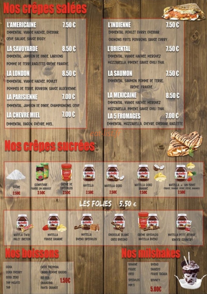Pop's — carte page 2