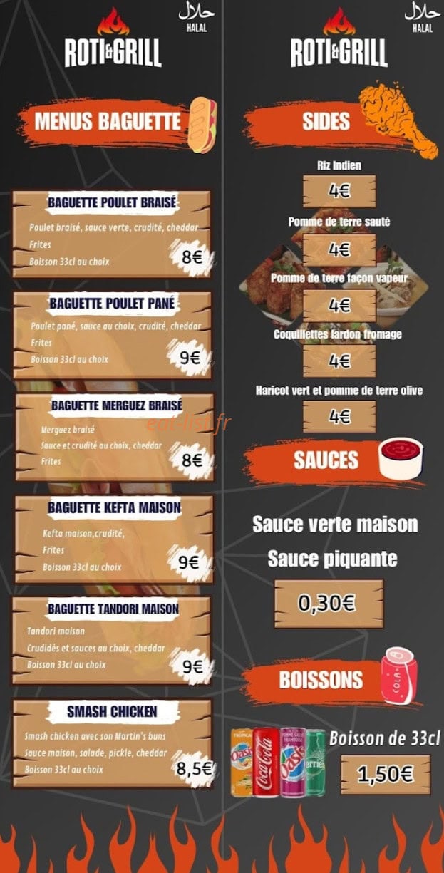 Roti&Grill — carte page 3
