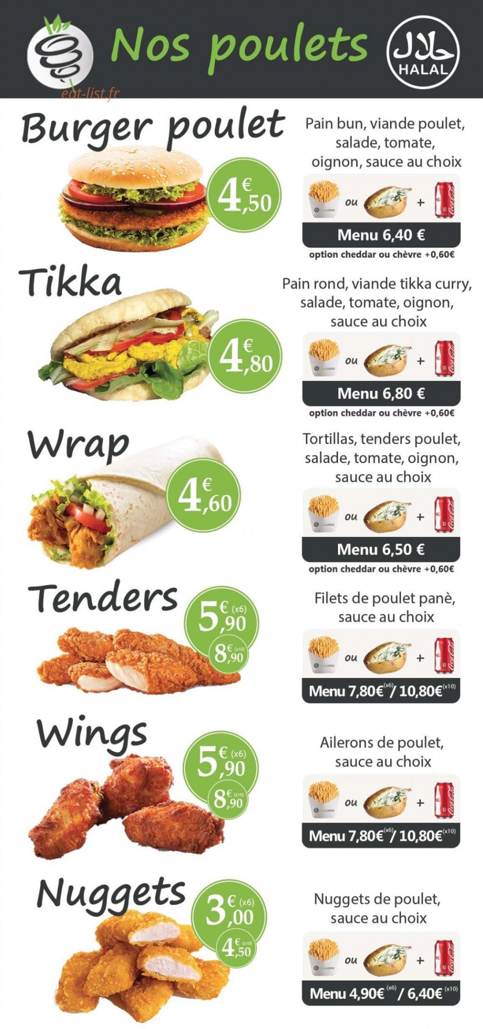 Kebab Avenue — carte page 2