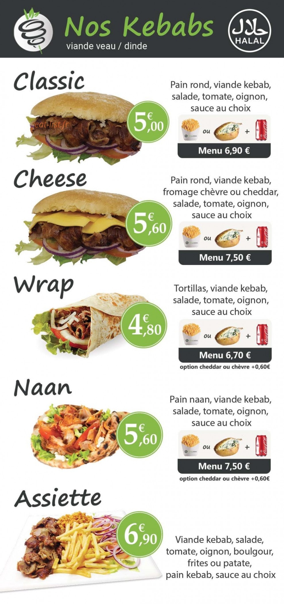 Kebab Avenue — carte page 1