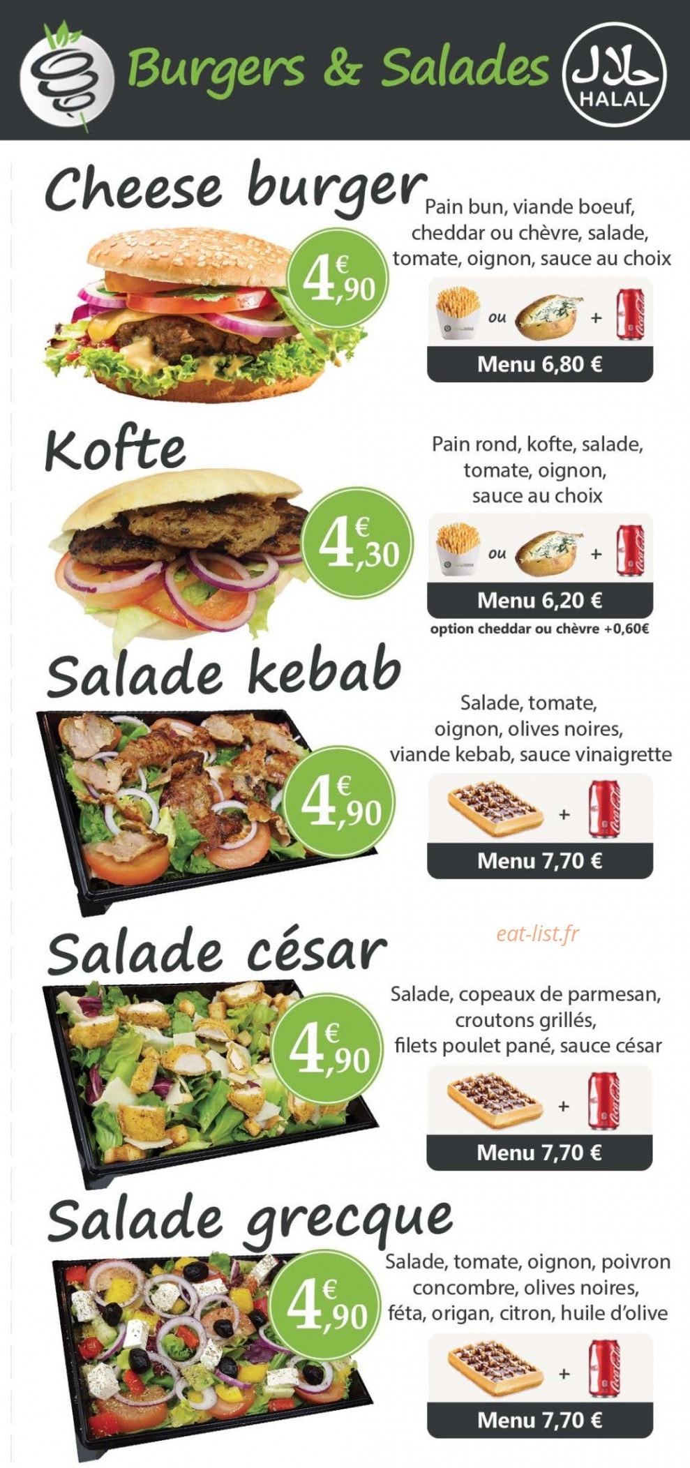 Kebab Avenue — carte page 3