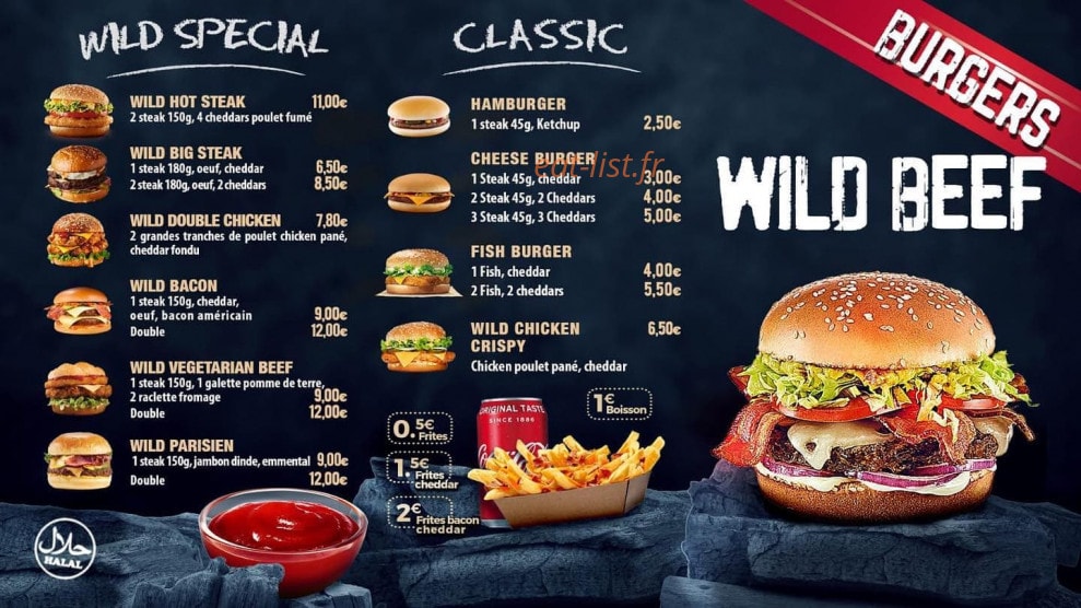 Wb Wild Beef — carte page 5