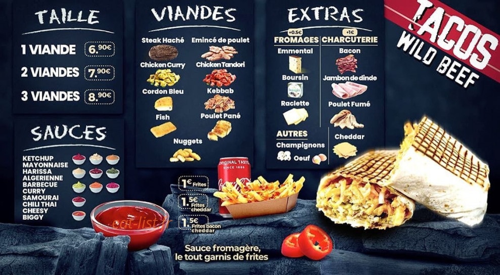 Wb Wild Beef — carte page 6