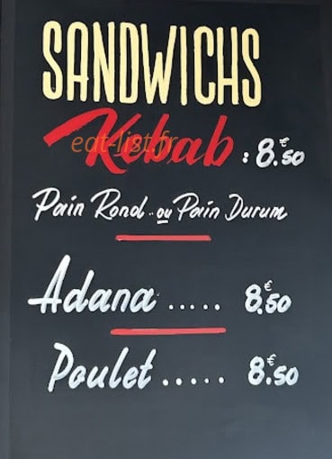 L’Atelier D’Istanbul — carte page 1