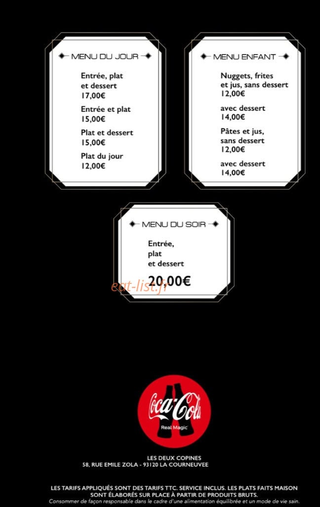 Les Deux Copines — carte page 4