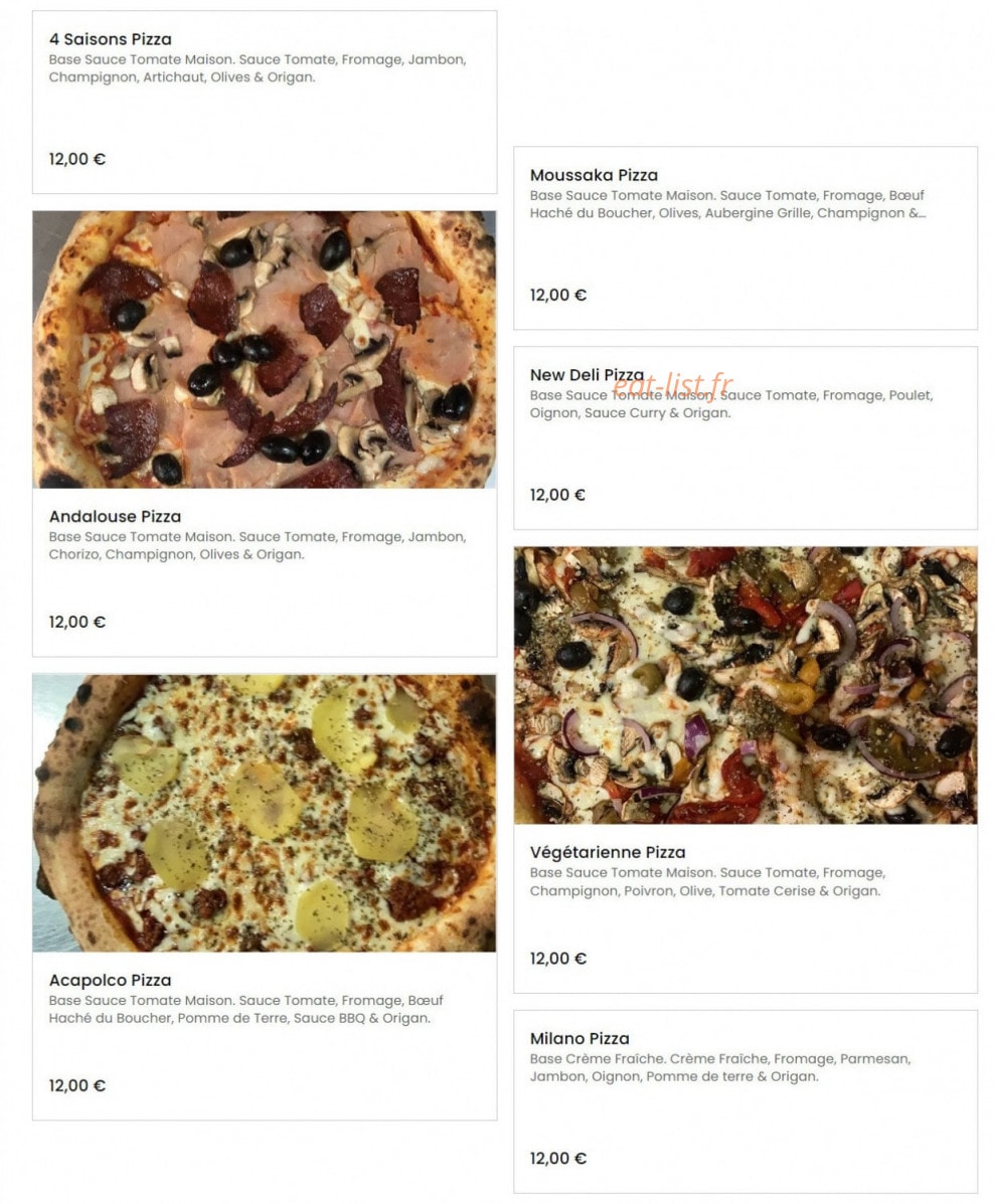 Pizza De La Place — carte page 3
