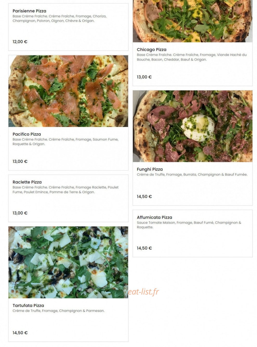 Pizza De La Place — carte page 5