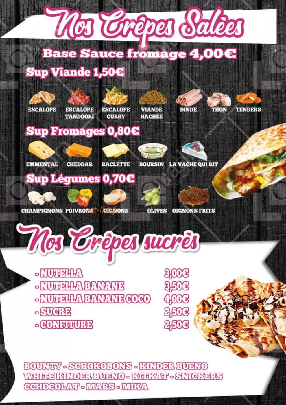 Tacos fox — carte page 3