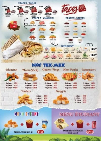 Bismillah restaurant — carte page 5