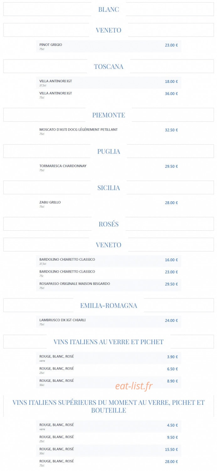 Il Cappuccino — carte page 11