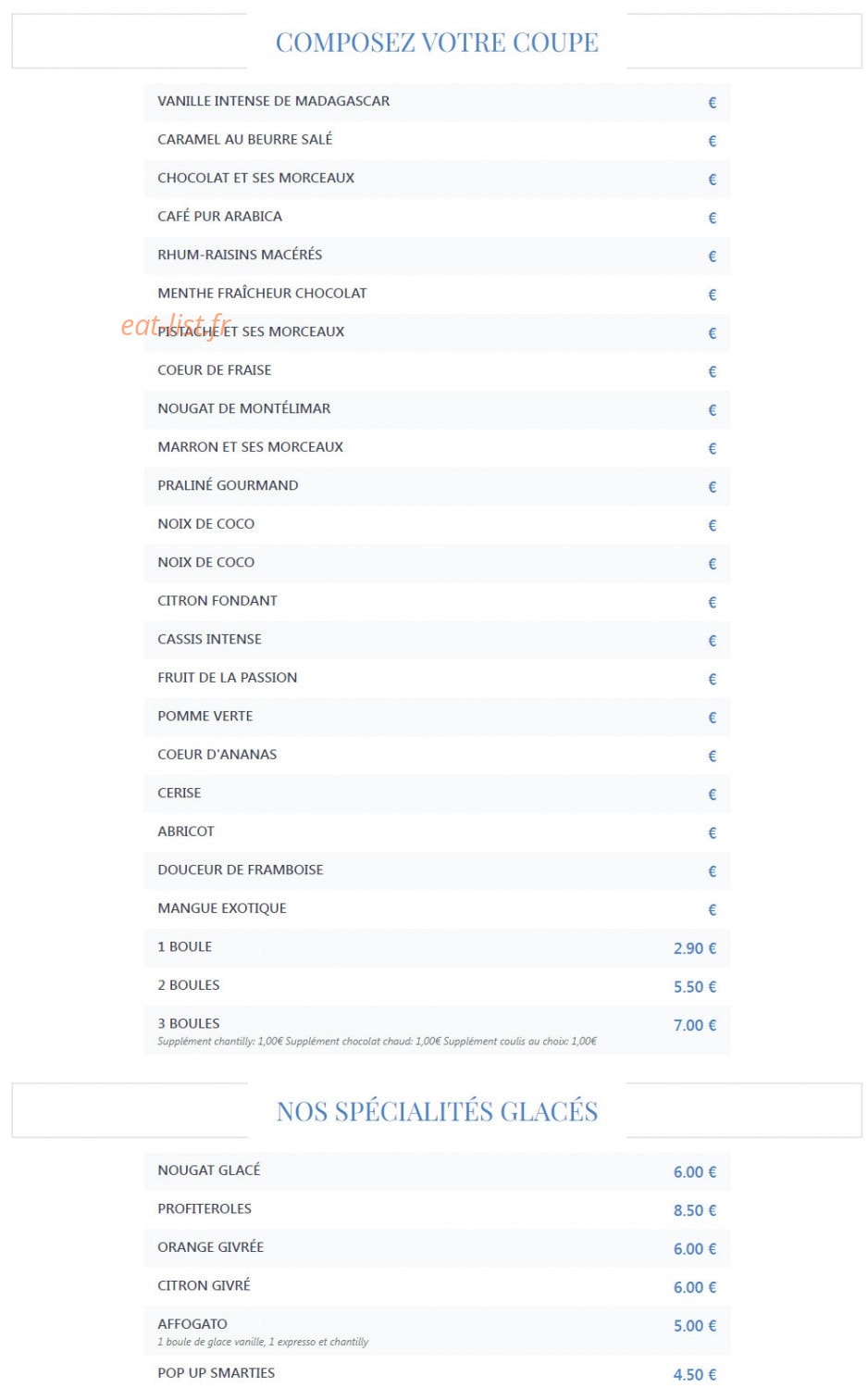 Il Cappuccino — carte page 5