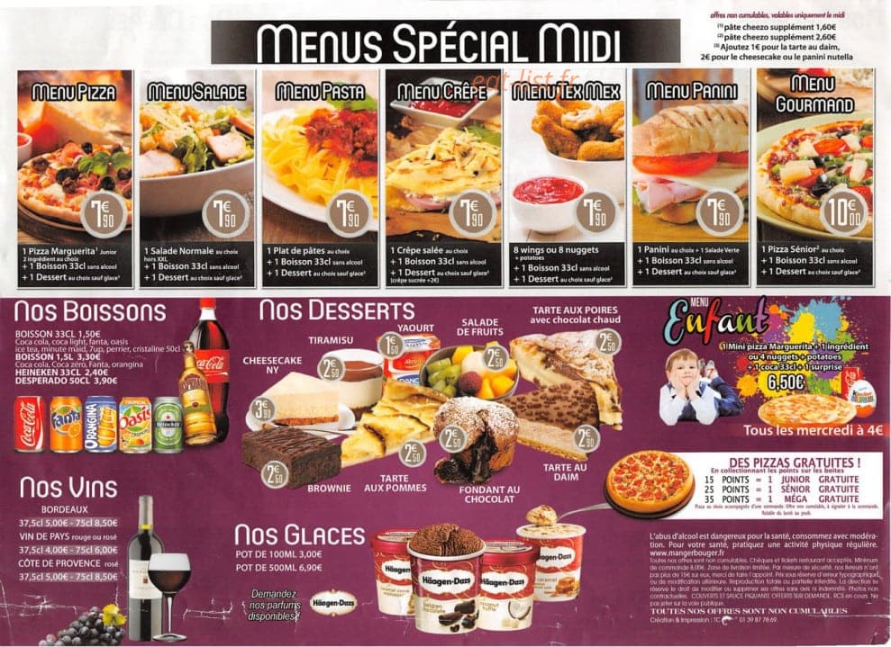 Pizza Anahit — carte page 5