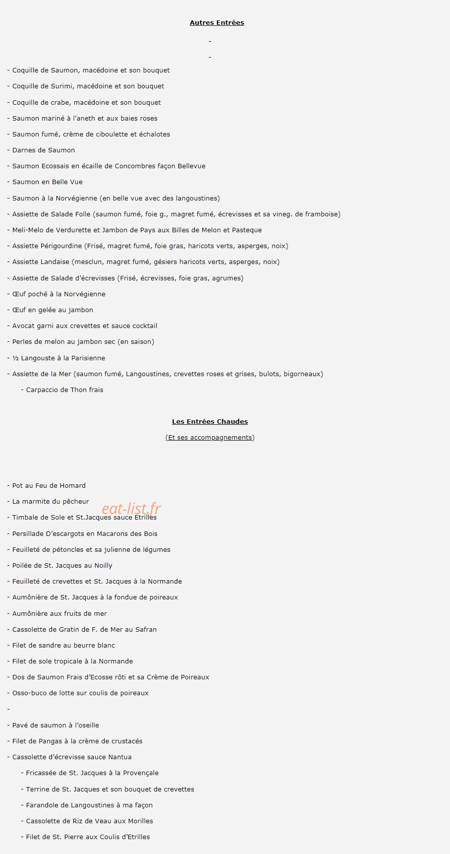 La cremaillere — carte page 20