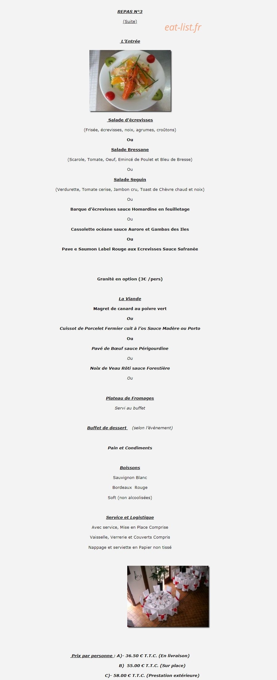 La cremaillere — carte page 4