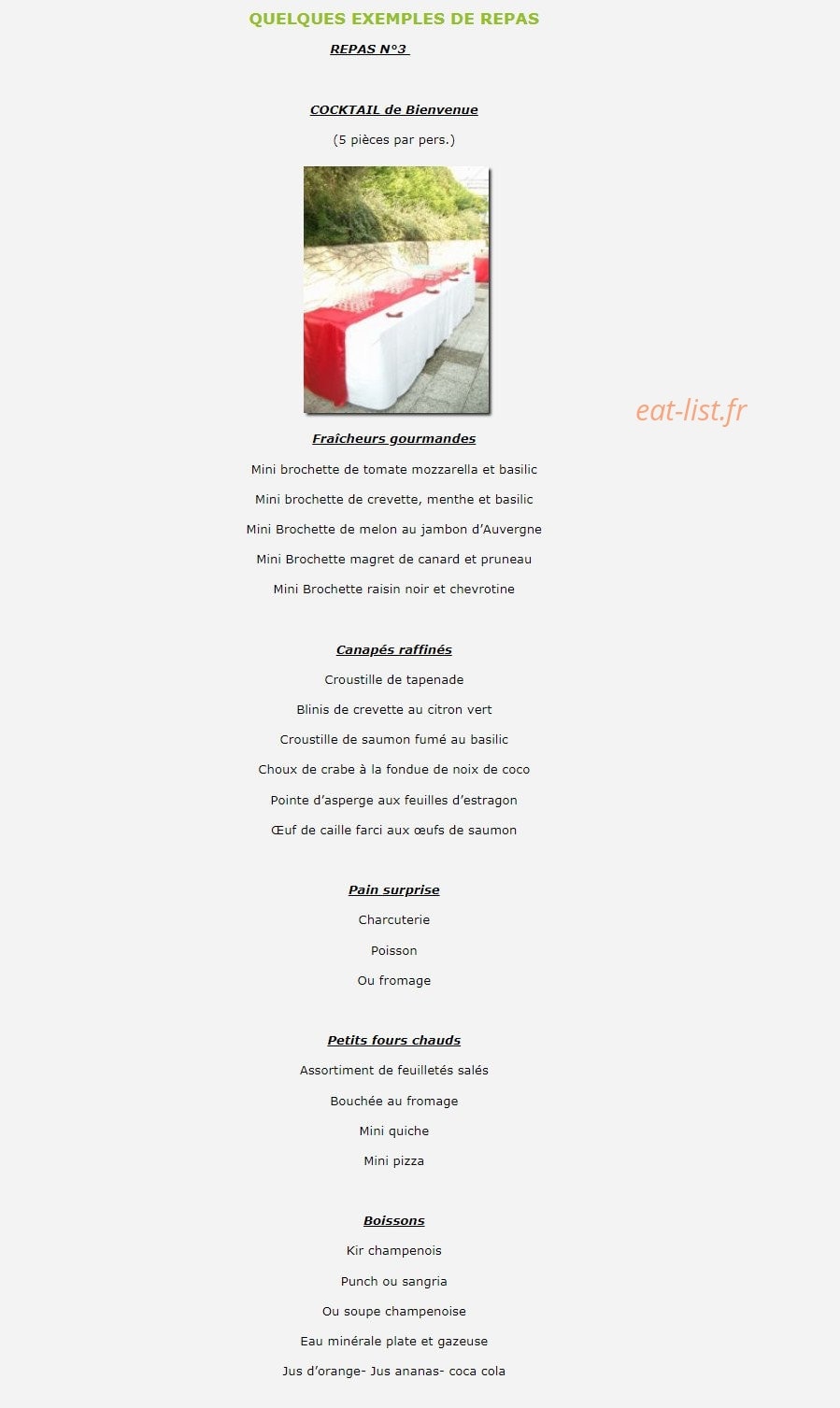 La cremaillere — carte page 3