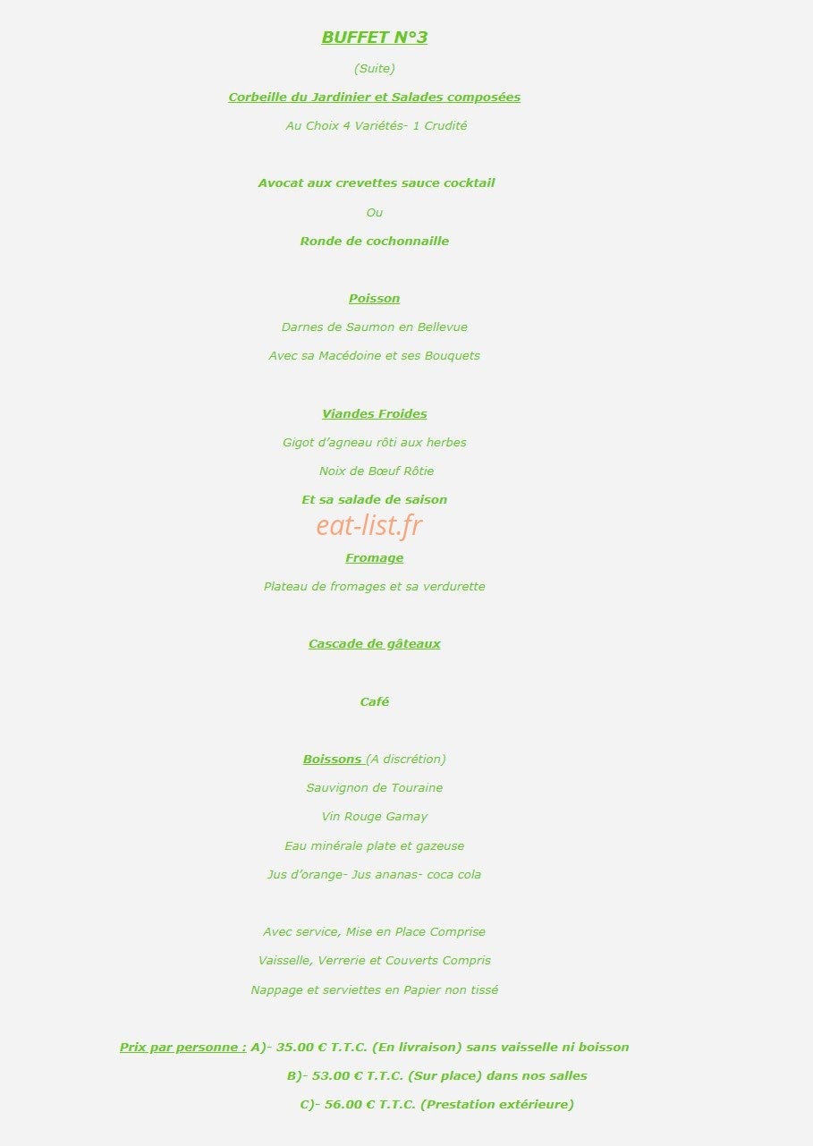 La cremaillere — carte page 6
