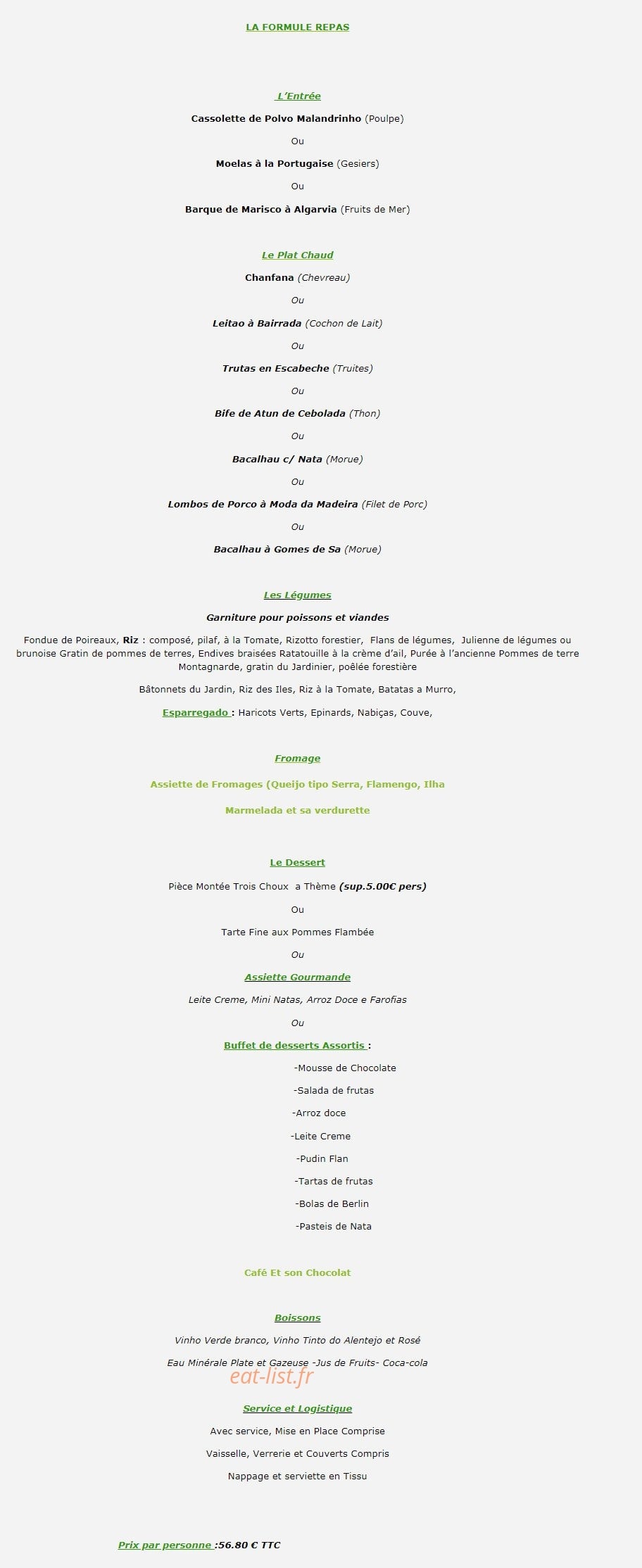 La cremaillere — carte page 18