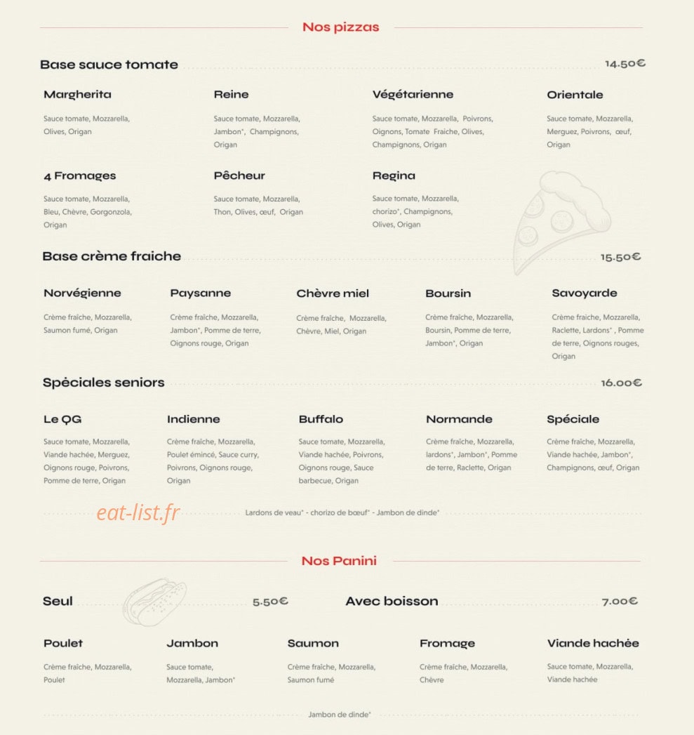 Le QG — carte page 1