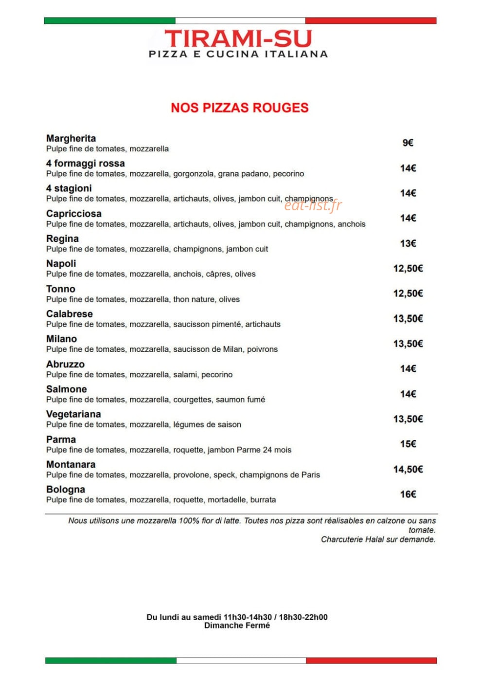 Tirami-su — carte page 2