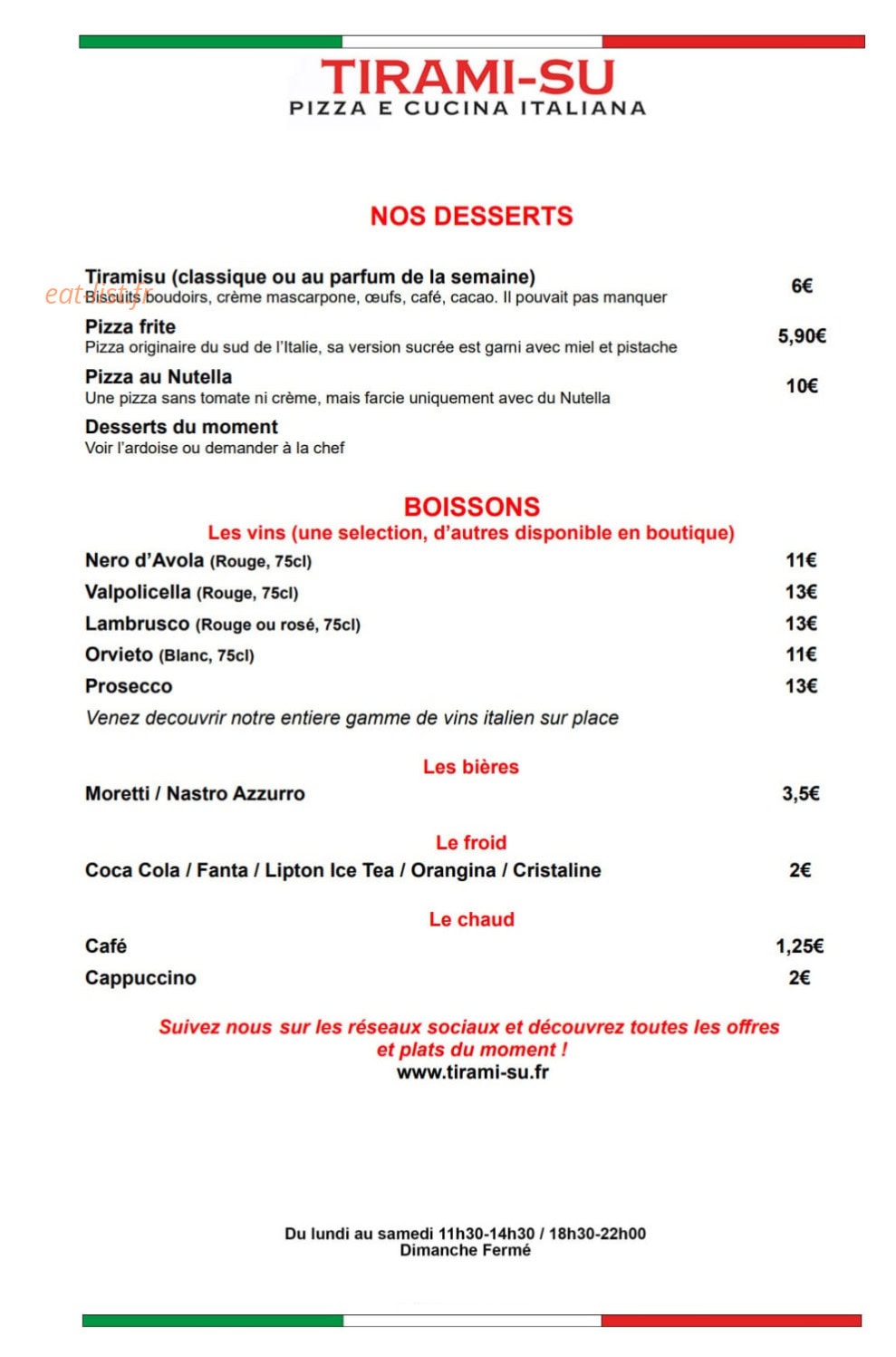Tirami-su — carte page 4