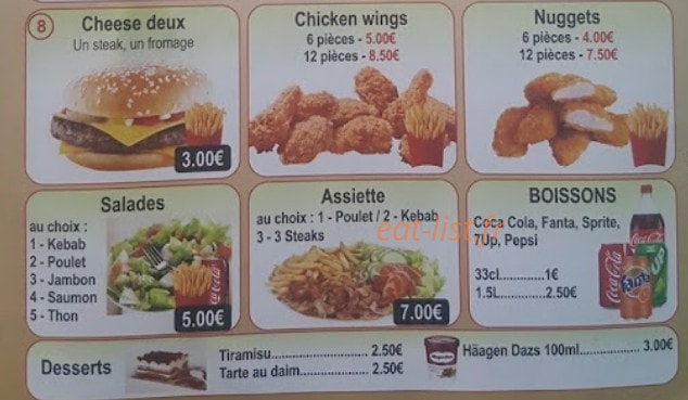 A Bientôt Pizza — carte page 5