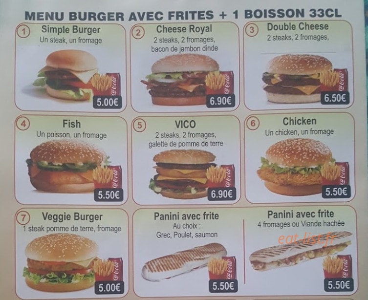A Bientôt Pizza — carte page 4