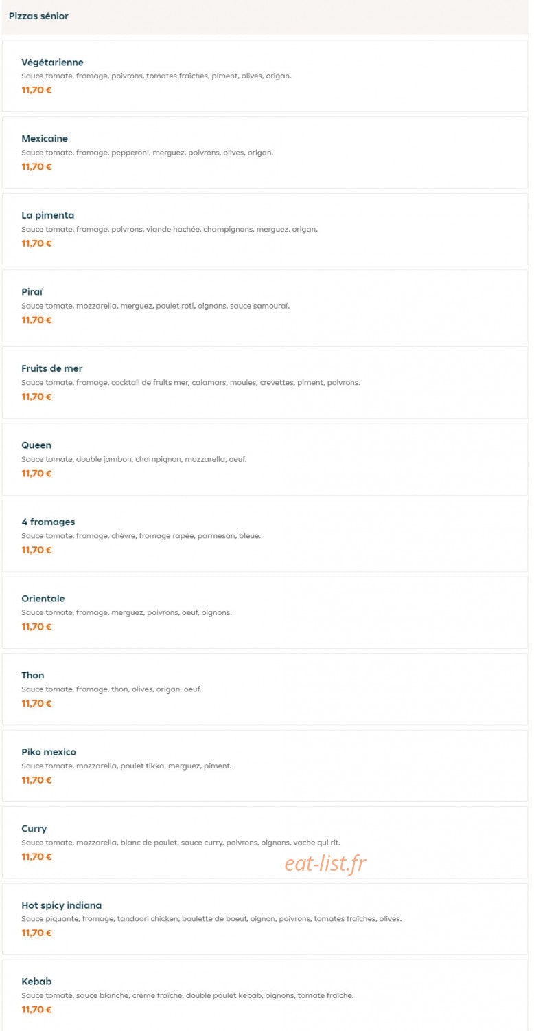 Ayden chicken — carte page 8