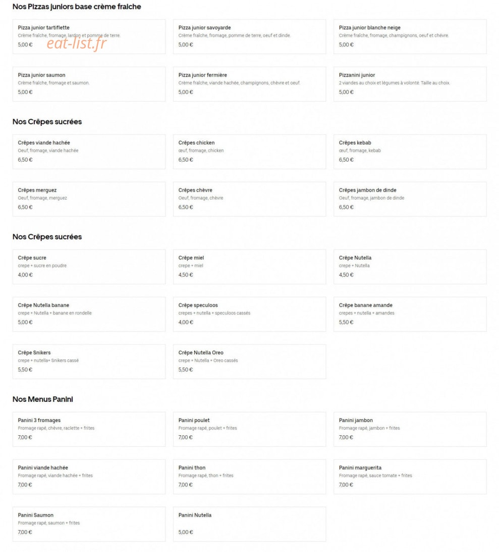 Big Food — carte page 4