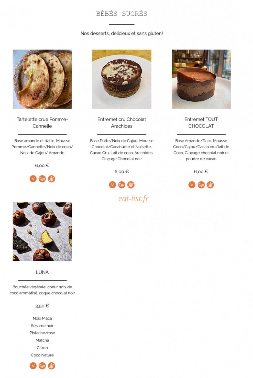 Chéri Coco — carte page 2