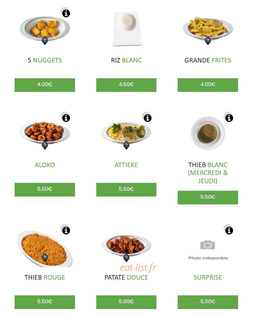 Chez Lalabou — carte page 3