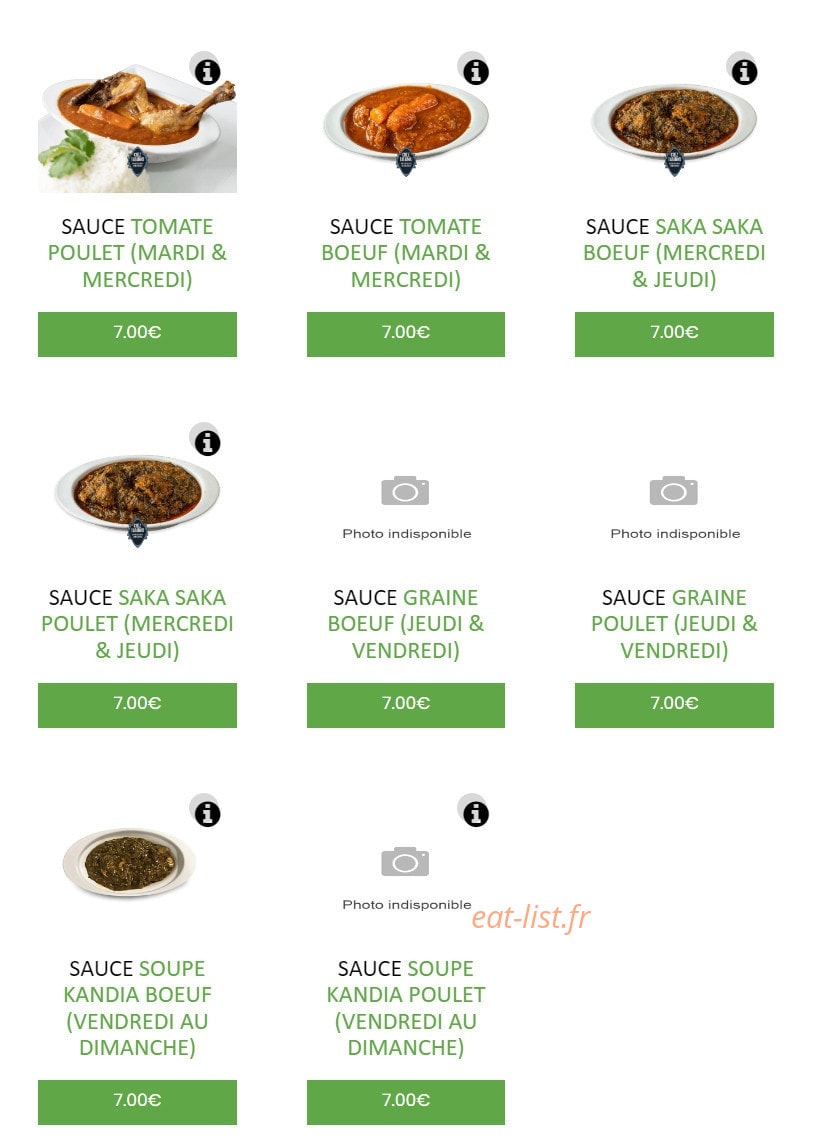 Chez Lalabou — carte page 9