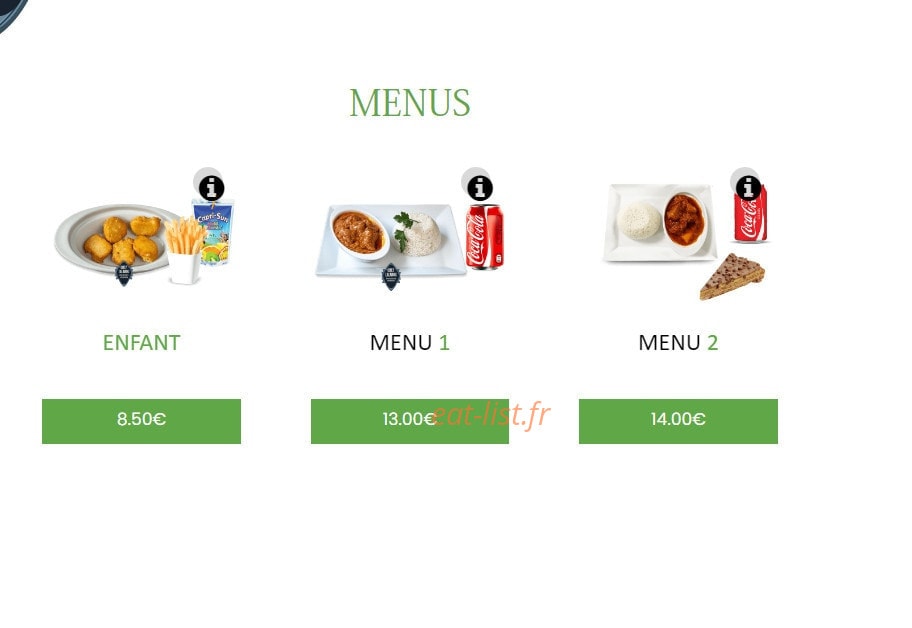 Chez Lalabou — carte page 1
