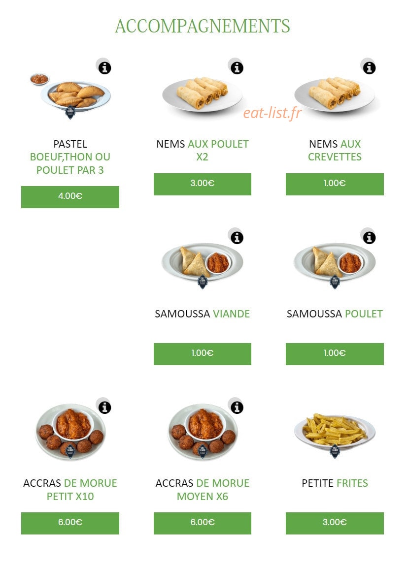 Chez Lalabou — carte page 2